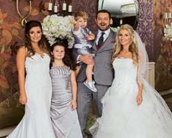 The actress served as a maid of honour in her parents' wedding when she was twenty years old.
